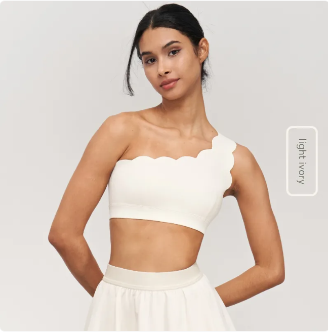 Ruffle Active Bra