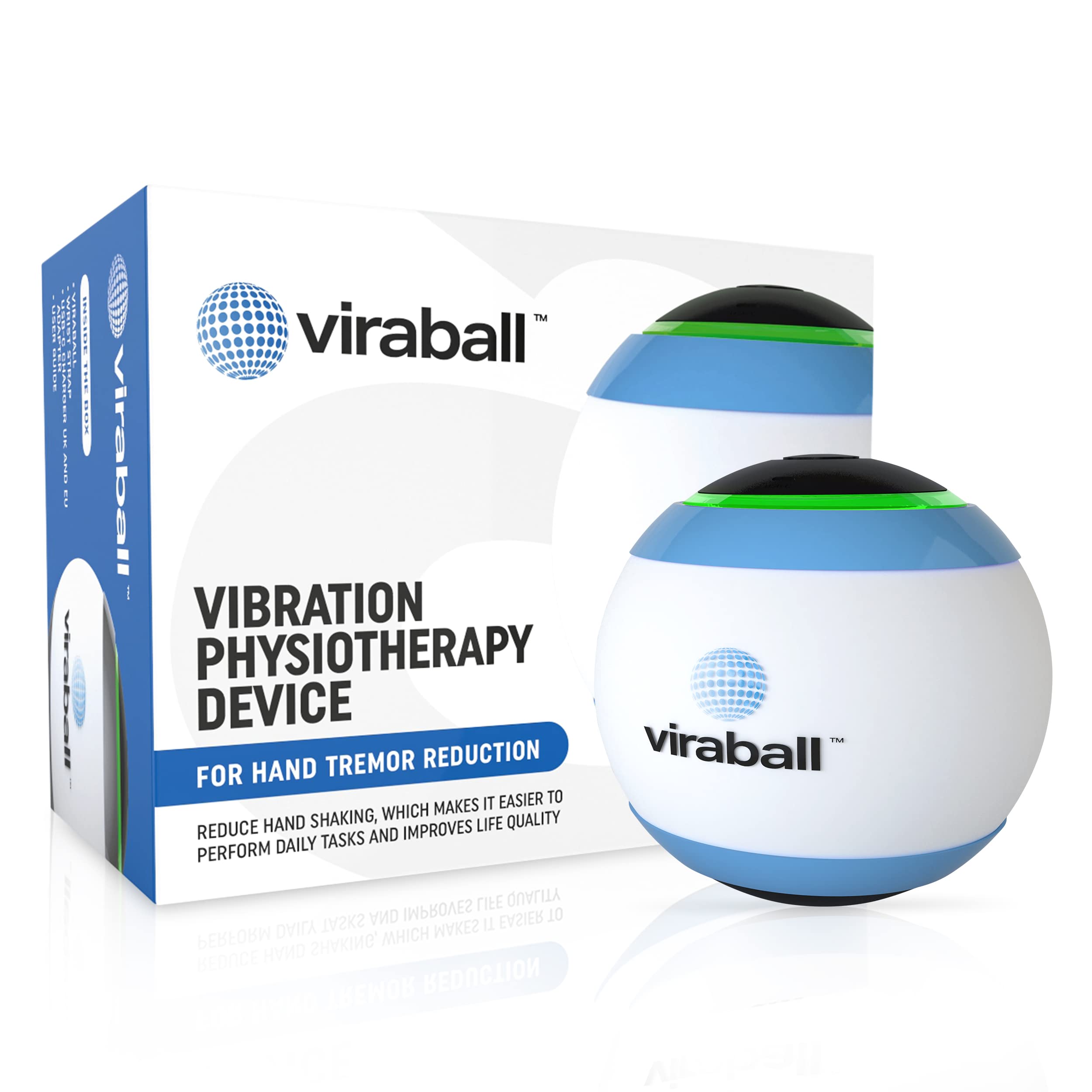 Viraball Stress Relief Vibration Ball - Tremor Therapy & Rechargeable