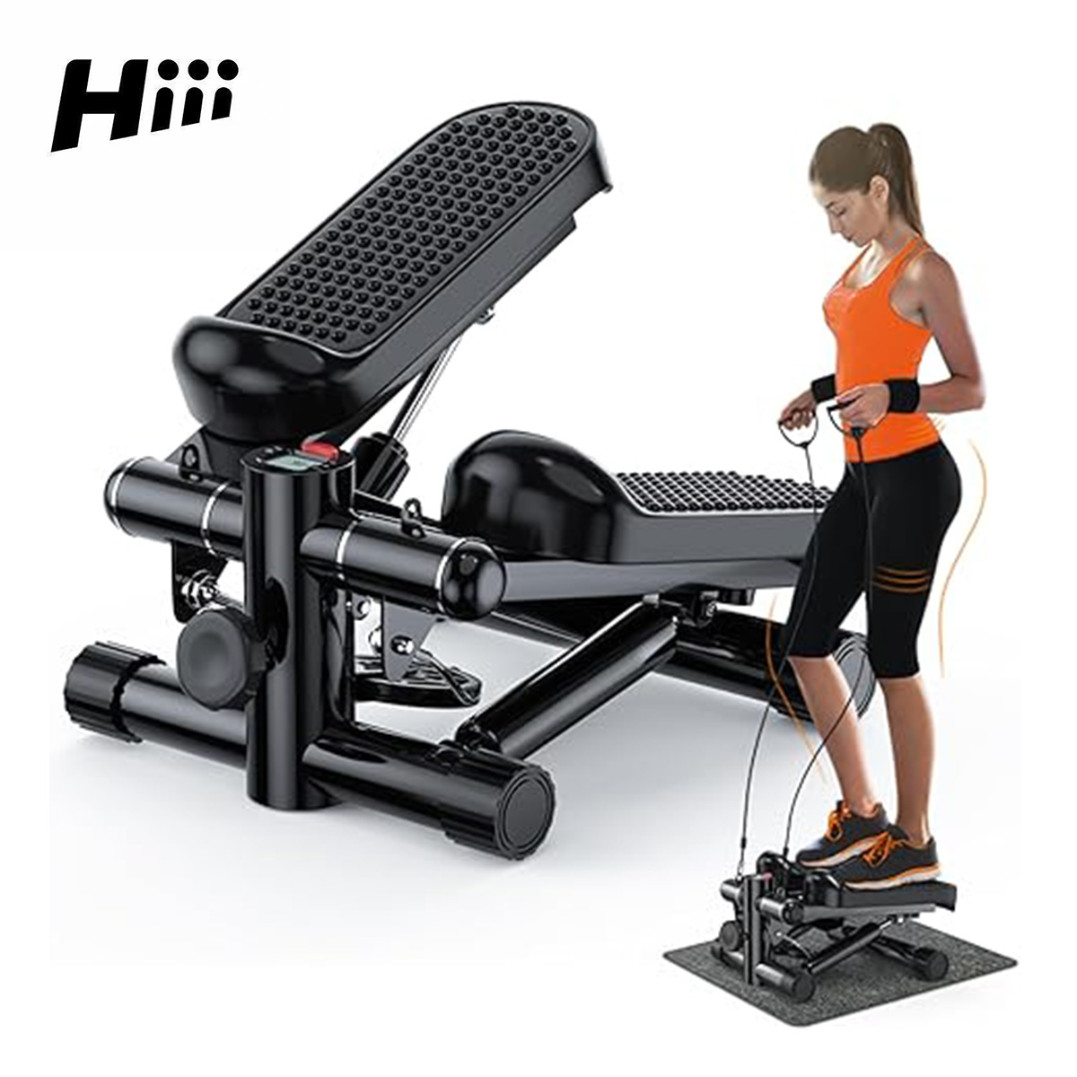 Fitness Stepper with Bands