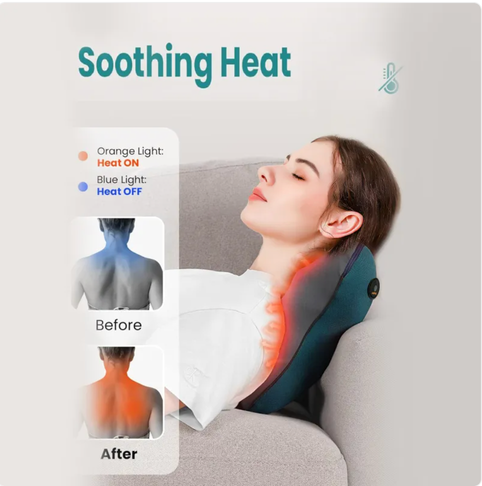 Shiatsu Neck & Back Relief Pillow