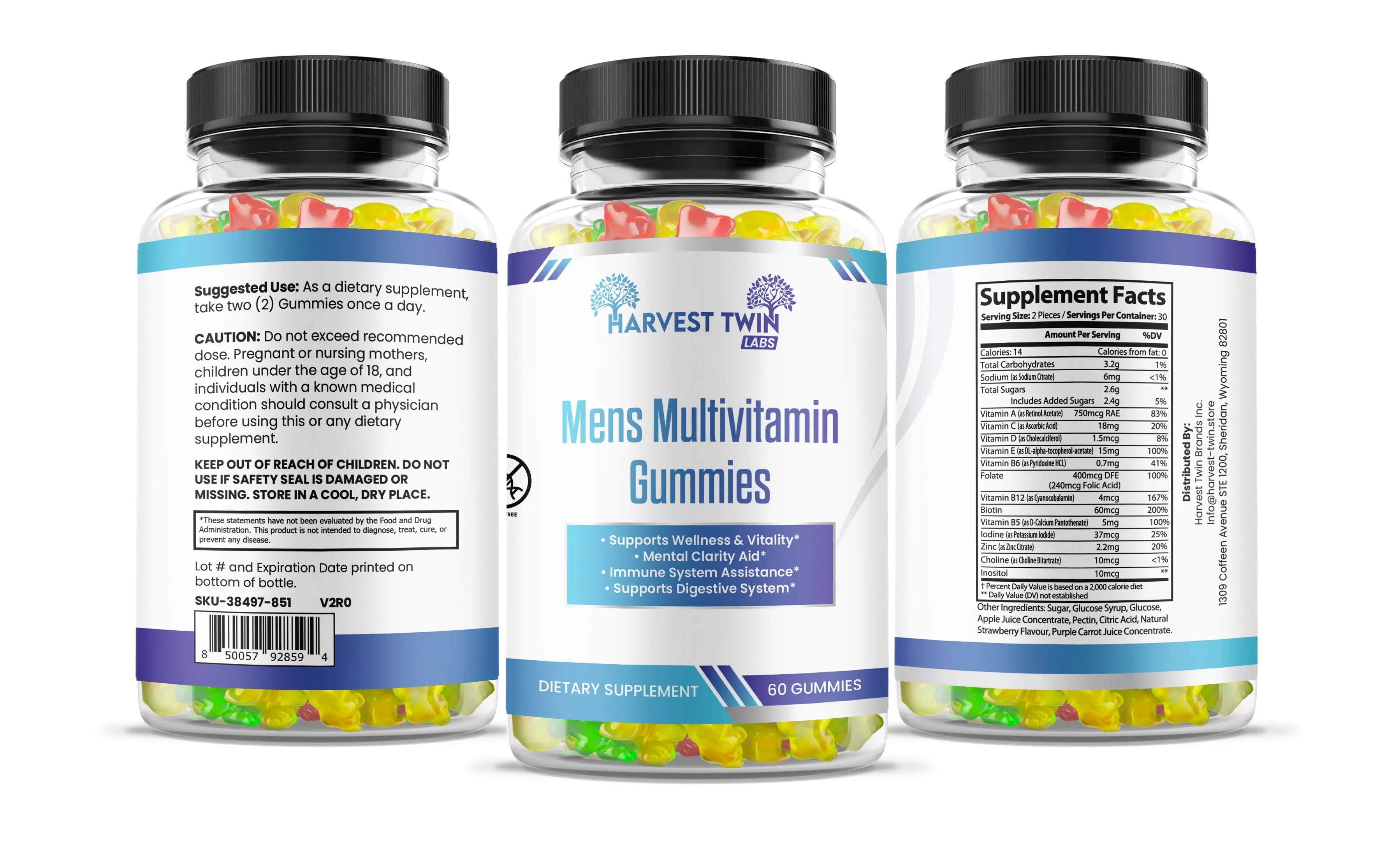 Men's Berry Wellness Gummies