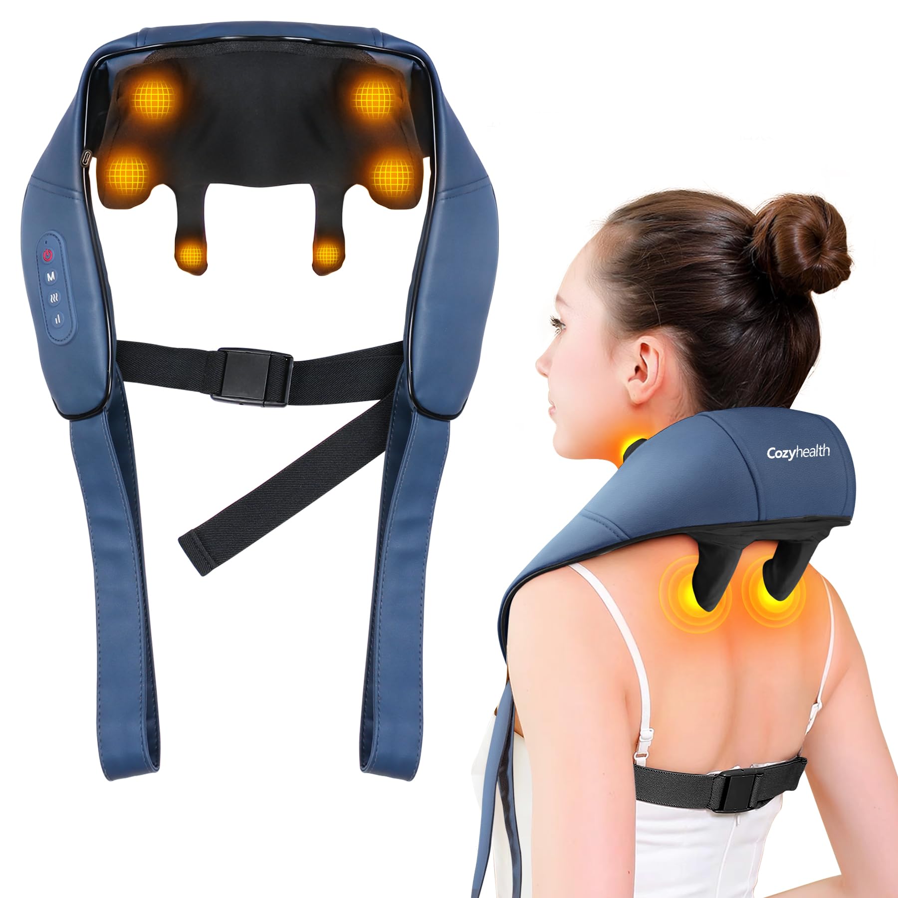 SoothingNeck Shiatsu Massager with Heat