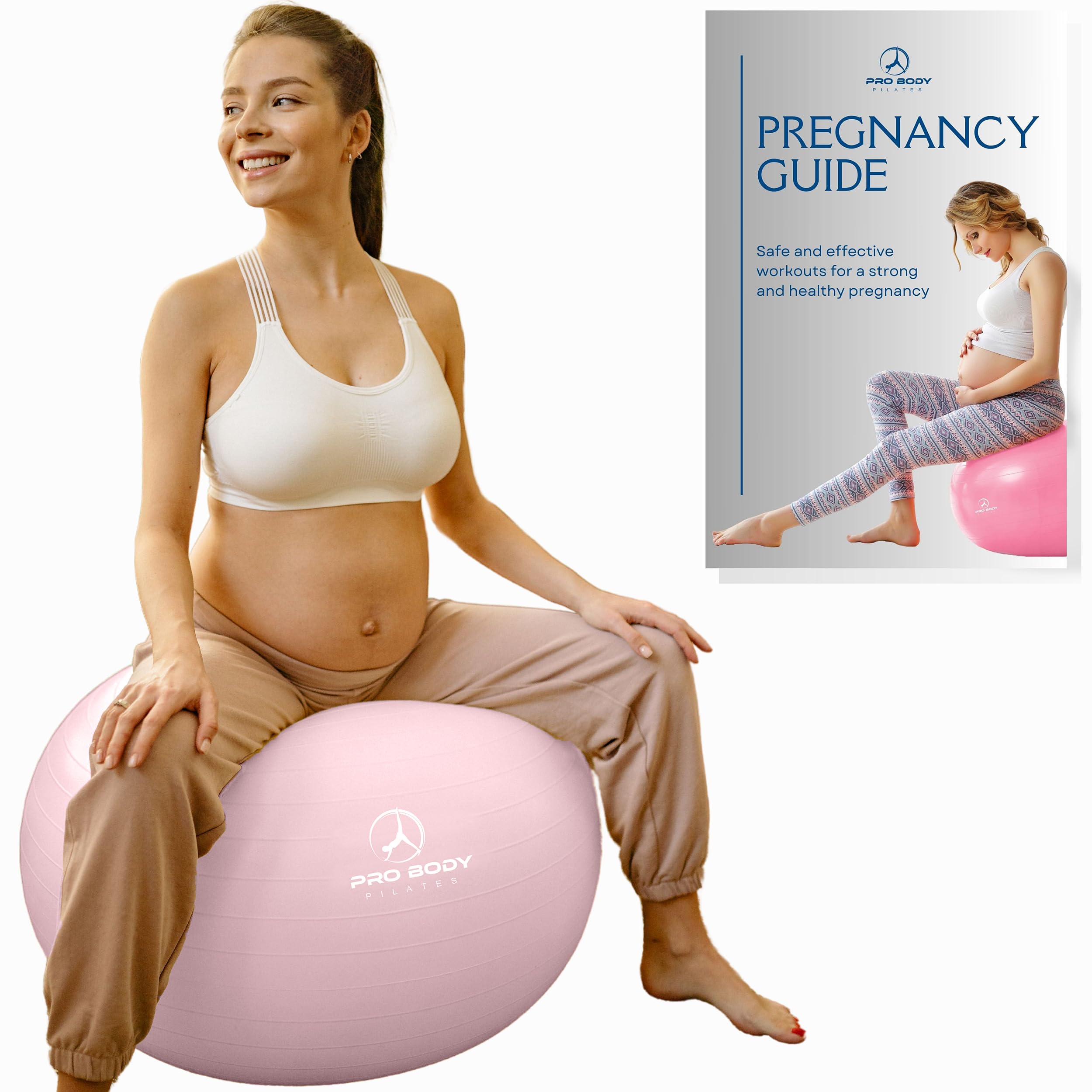ProBody Maternity Exercise Ball - Enhanced Comfort 65cm
